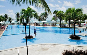 Apartamento 03 suítes PARAÍSO DO ATLÂNTICO, PÉ NA AREIA, VISTA MAR